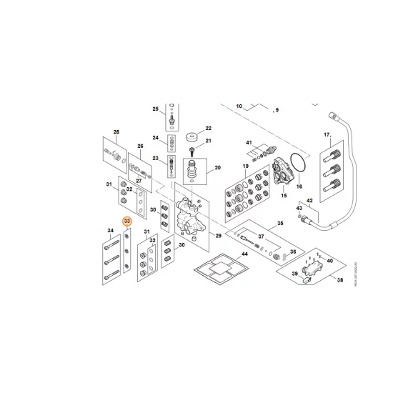 Stihl  Blaszany element mocujący 9298 021 3887